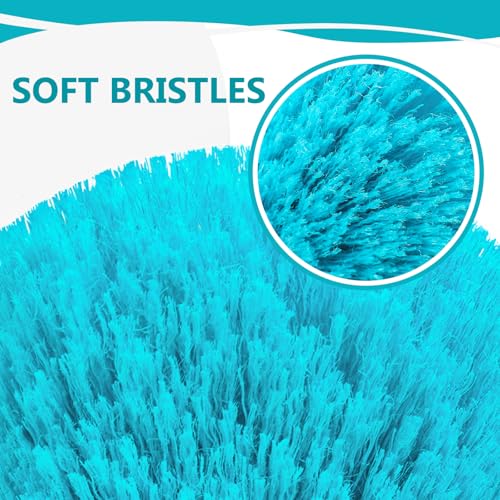 Image of Mavriz 5-12 FT Spider Web Brush with Pole, Cobweb Duster with Extension Pole for Outdoor & Indoor Cleaning, Telescopic Long Duster for High Ceilings 20 Ft Reach