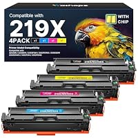 219X 219A Toner Cartridges (with Chip) for HP 219X 219A Toner BCYM 4Pack