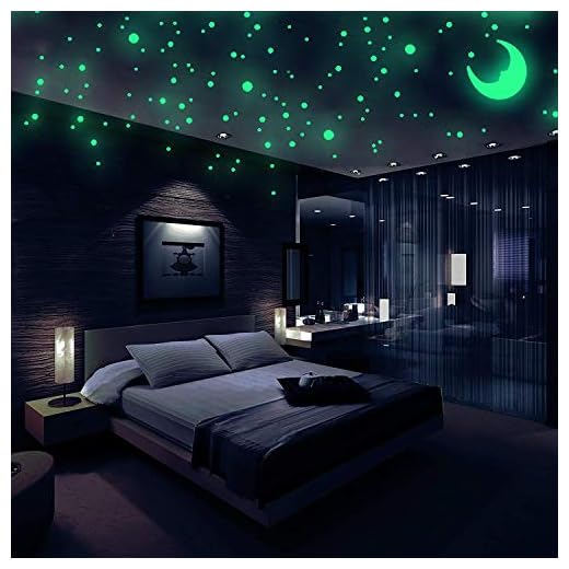 Realistic 3D Domed Glow in The Dark Stars, 572 Dots in 3 Sizes and A Moon for Ceiling Or Walls, Glow Brighter and Longer Than Typical Glow in The Dark Stickers, Perfect for Kids Bedroom Living Room