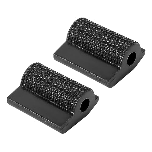 F FIERCE CYCLE 2pcs Universal Black Gear Shift Shifter Case Boot Protector Cover Rubber Pad Anti Slip for Motorcycle