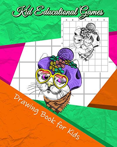 Kid Educational Games: Cute Animals Grid Copy Activities