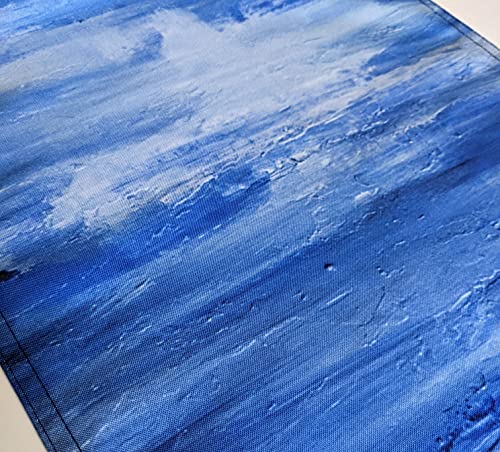 Madrona Brands Abstract Ocean Waters Tapestry - Narrow Long Vertical Hanging Wall Art Decor - 52"X13" #TOP2