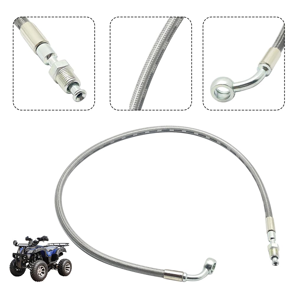 Tuyau de frein avant pour Polaris Sportsman 400 450 500 570 600 700 800 Scrambler 500 Trail Blazer 250 330 Trail Boss 330 Magnum 330 ATP Hawkeye Durite Flexible de frein (gauche)