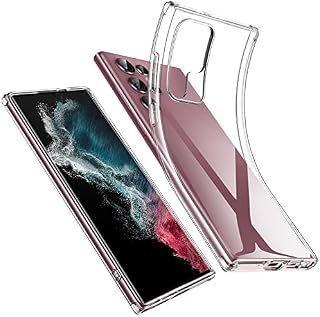 ESR Zero Series Designed for Samsung Galaxy S22 Ultra Case Clear, Thin Slim Silicone Case [Yellowing-Resistant], Transparent TPU Phone Case, Clear