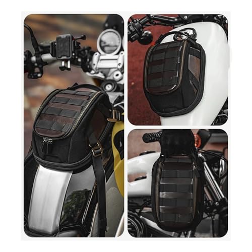 Bolsas de asiento para motocicleta y tanque magnético universal de viaje 7
