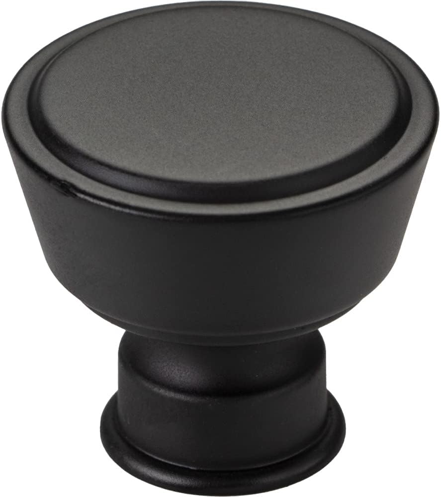 Ormonde Knob 1 3/8 Inch Flat Black