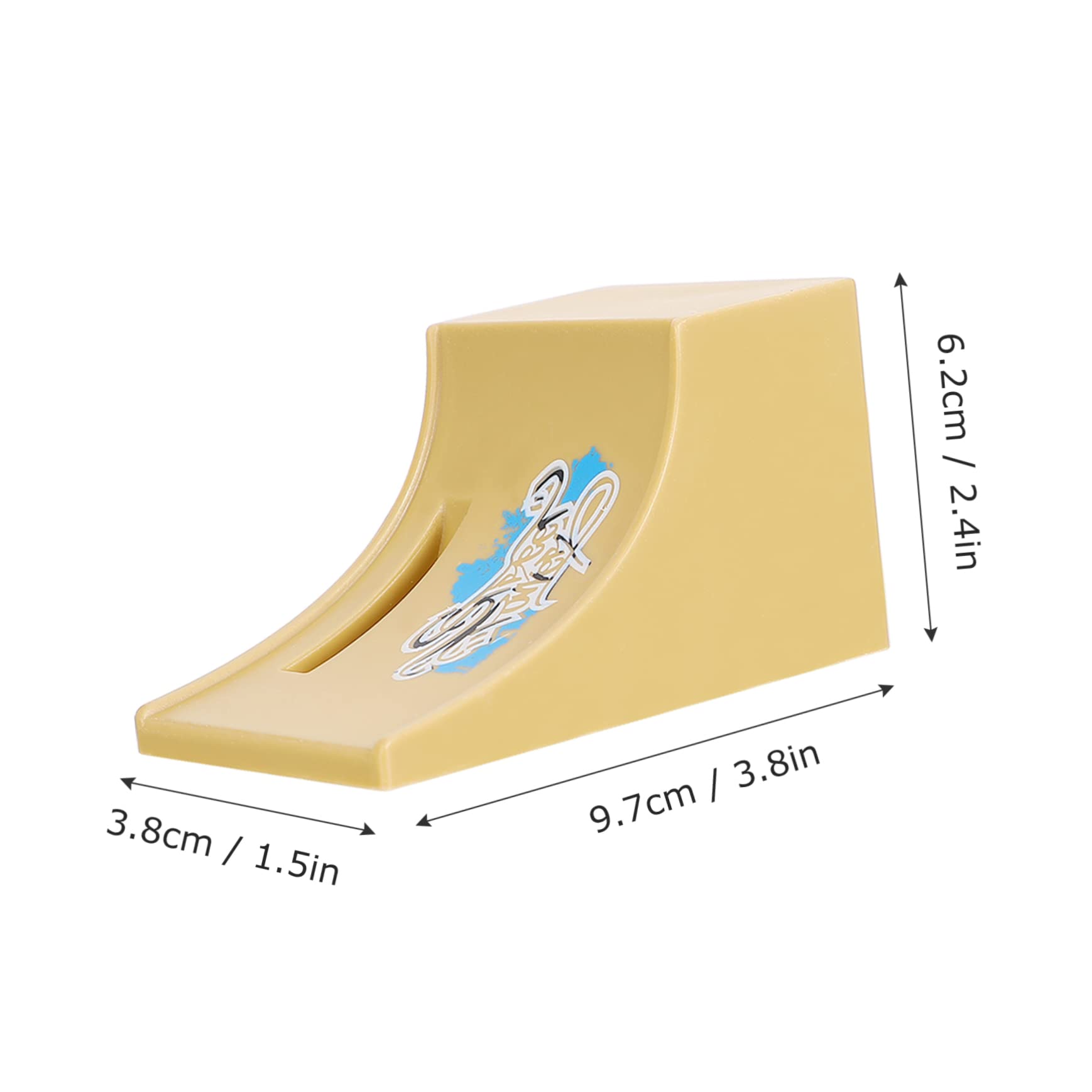 SUPVOX Toys Mini Finger Skateboard Toys Set Portable Finger Scooter Bike Ramp
