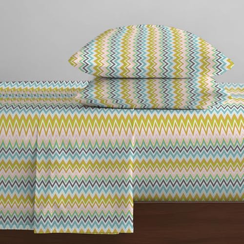Image of Livspace Cotton Queen Size Bedsheet for Double Bed | 100 inch x 88 inch | 144 TC Flat Cotton Bedsheet with 2 Pillow Covers, Soft & Breathable - Bello Pure Nest Collection (Orange)
