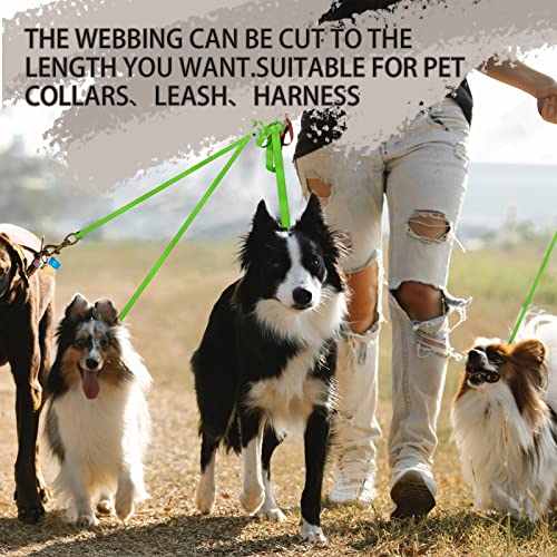 Image of Polyester Webbing Strap 16+Colors - 1 inch&1.5 inch&1.9 inch - 16.5 25 33 55 Yards Heavy Duty Webbing Roll, Flat Webbing Strap for Indoor&Outdoor Gear, Climbing, DIY Crafting, Repairing