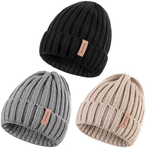 SENPUKI Gorro de Invierno para Mujer 3 Piezas