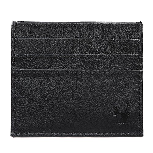 Image of WildHorn Women's Genuine Leather RFID Blocking Wallet | Tri-Fold High-Capacity Ladies Purse with Card Slots, Zipper Coin Pocket & Snap Closure | Ideal Gift for Women (Black1)