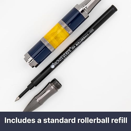 Miniatura 6 de MONTEVERDE USA Regatta Sport - Bolígrafo de punta redonda, naranja y fibra de carbono, instrumento de escritura de lujo, bolígrafo rollerball