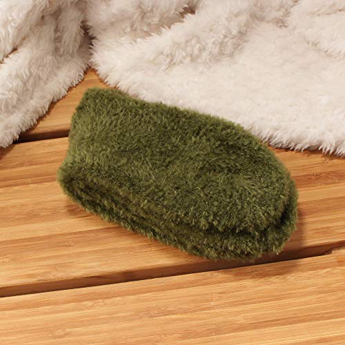 Image of BambooMN Women's Super Soft and Cozy Feather Light Fuzzy Socks - Multiple Color Options - Two Sizes - Value Packs