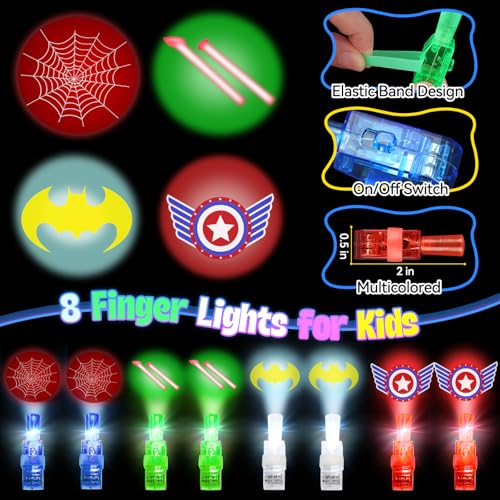 KUBUSFLY Superhero Capes for Kids, Halloween Costumes for Boys with Masks Dress Up Set for Cosplay Party Halloween Christmas Gifts Toys for Boys Kids Toddler 3 4 5 6+ - Thumbnail 5
