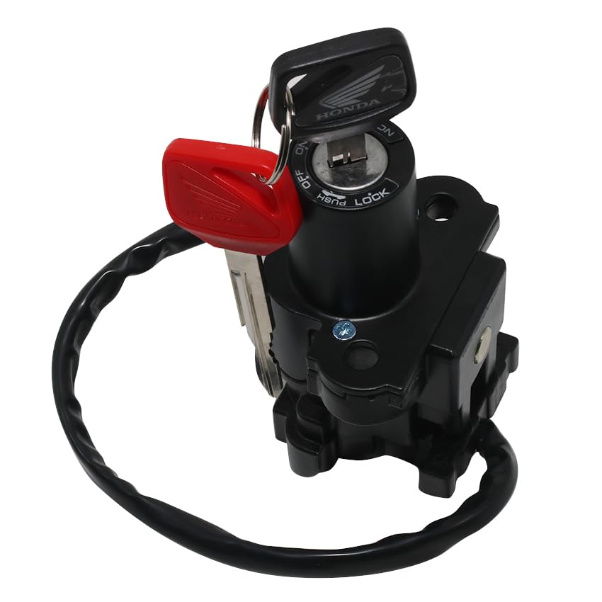Ignition Switch with Key for Honda CB1000 CB1000R,CB500X CB500R CB500F for Honda CB650F CB1100CA CB1100NA CBR650F CBR1000S CBR500R CBR600RR CBR1000RR NC700X VFR800FD CRF1000A Ignition Switch