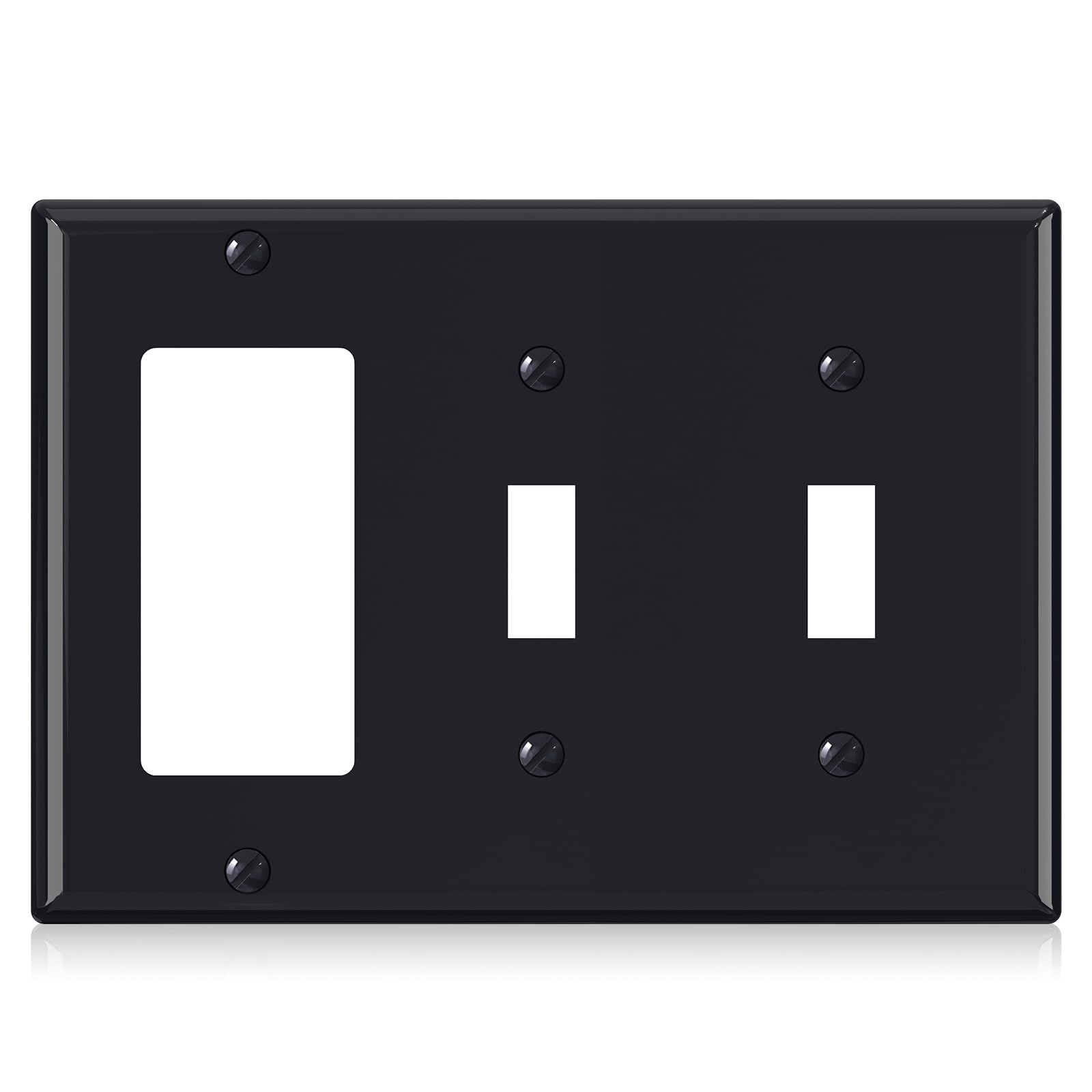 3-Gang Wall Plate - Switch & Outlet Combo -9 3-Gang Wall Plate - Switch & Outlet Combo -9