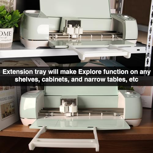 Image of LOPASA Extension Tray Compatible with Cricut Explore 4, 3, Air 2 | 12x12 Cutting Mat Holder|Explore Machine Accessories|Tray Extender