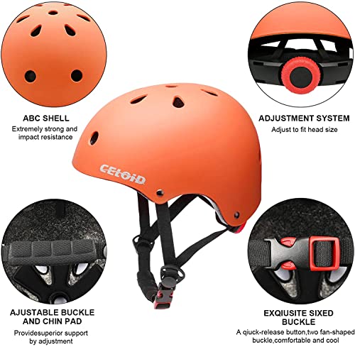 Image of Kids Bike Helmet,Toddler Skateboard Helmets for Ages 2-3-5-8-14 Years Boys Girls，Adjustable Multi-Sport Bicycle Skateboarding Football Roller Skating Scooter Rollerblade Balance Bike Helmet