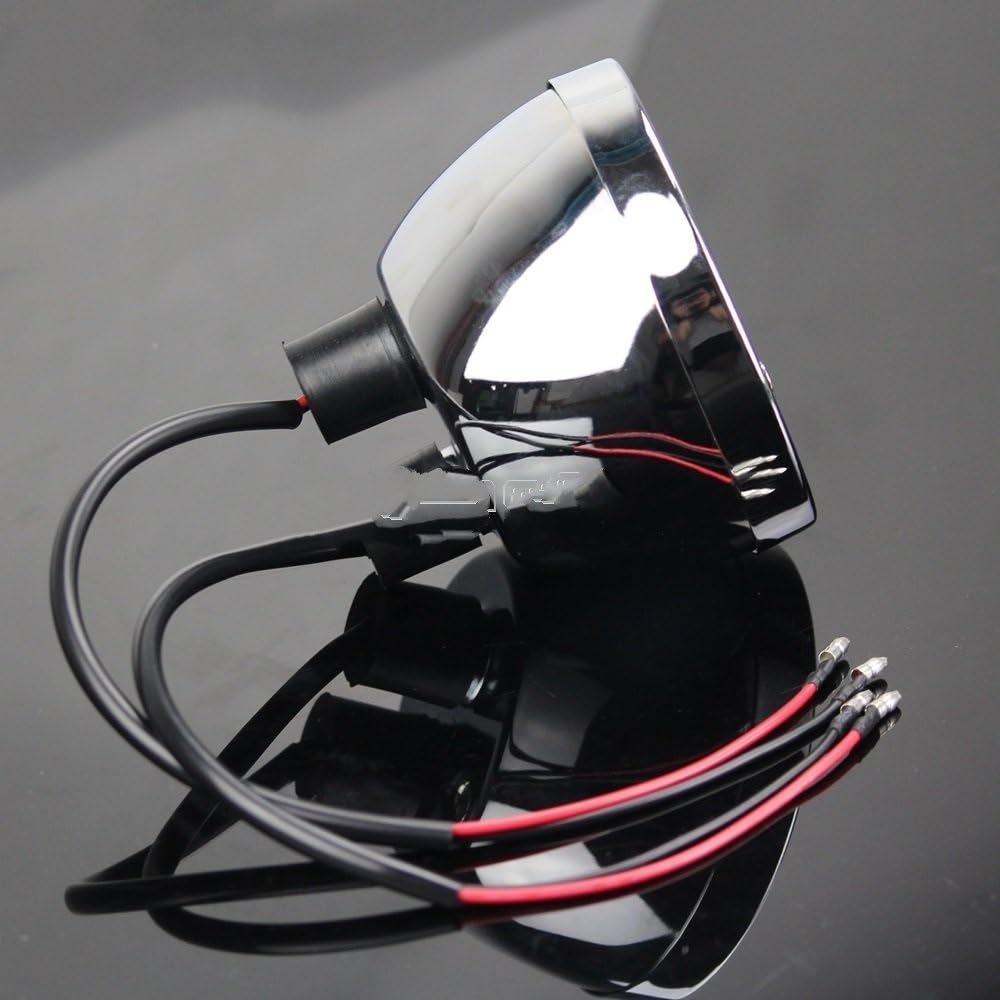 Fanale Posteriore Luci Di Coda Di Arresto Del Motociclo 12V Lampada Posteriore In Ferro Cromato Fanale Posteriore Per Chopper Bobber Per Per Softail Luce Di Arresto