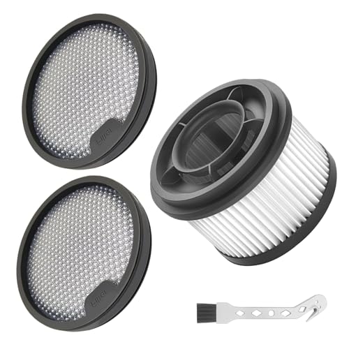 Hepa Vorfilter für Xiaomi G9/G10/G10Plus/G9Plus Zubehör, Filter Ersatz für Dreame T10/T20/T30/R10/R10 Pro/R20/R20 Pro/R20SE/R20SE-A/R30 Staubsauger Waschbar Ersatzteile, 3 Hepa Filter