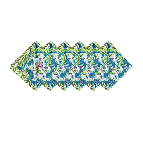 Servilletas de Tela Cuadradas 20 x 20 Pulgadas Pack 6 Azul miniatura 2