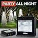 Roxant Pulse Strobe, 108 Super Bright LED Bulbs, Manual & Auto Sound Activated Halloween Party Lights, Metal Case