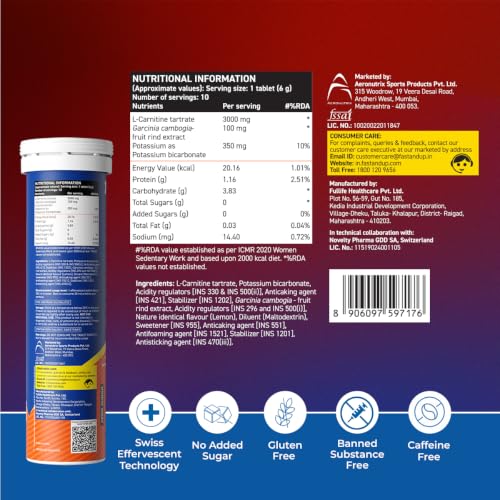 FAST&UP Store Fast&Up L Carnitine 3000mg, Pack of 3 · 3 g (9 g total) - Image 6