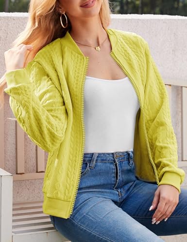 Image of WROLEM Zip Up Sweatshirts for Women Casual Outfits Cardigan Outerwear Trendy Winter Jackets Coat