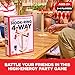 Buzzed 4-Way Hook & Ring Drinking Game for A Bachelor Party, Fun Social Drinking Games, Adult Games and Party Games, Includes 1 Hook and Ring Unit, 4 Pawns, 1 Cup, and Instructions