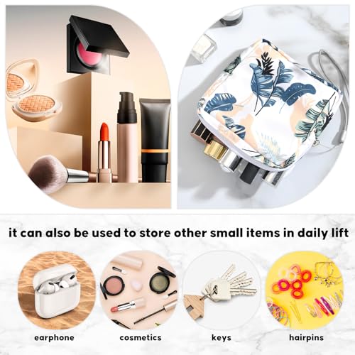 Image of 4Pcs Sanitary Napkin Storage Bag, Small Menstrual Period Bag Period Pouch Waterproof ,Tampon Organizer Pouch Tampon Pad Holder for Purse, Pad Bag Feminine Care First Period for Teen Girls School
