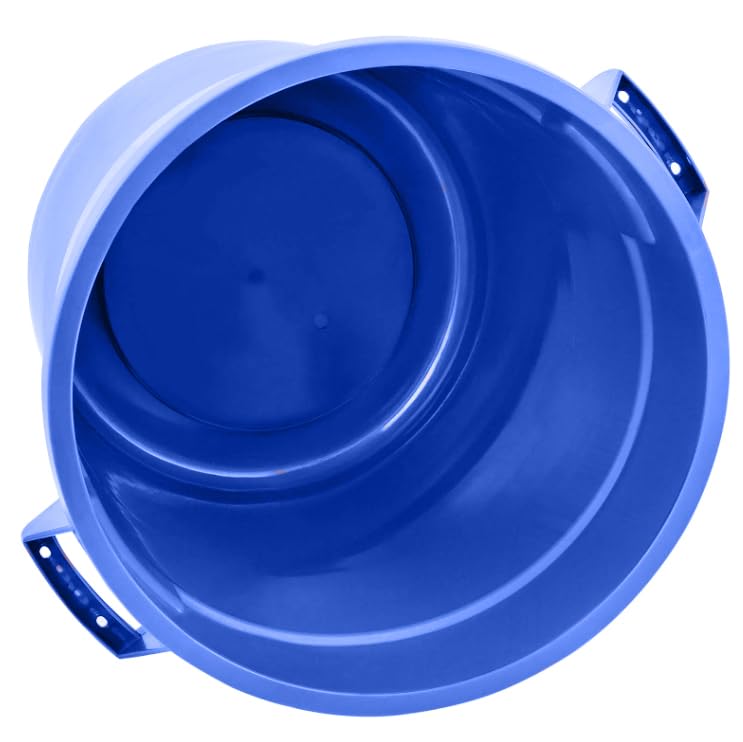 Miniatura 4 de Regal Altair Bote de basura comercial redondo. Contenedor de basura para el hogar, aceras, junto a la carretera, lata multiusos para exteriores (32