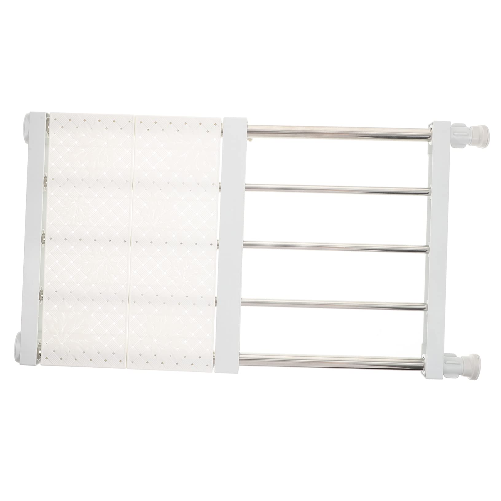 Support de rangement réglable et séparateur étagère télescopique dressing