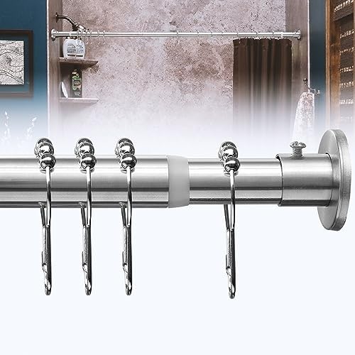 Shower Curtain Rod, Adjustable Shower Curtain Rods 57 to 79 Inch