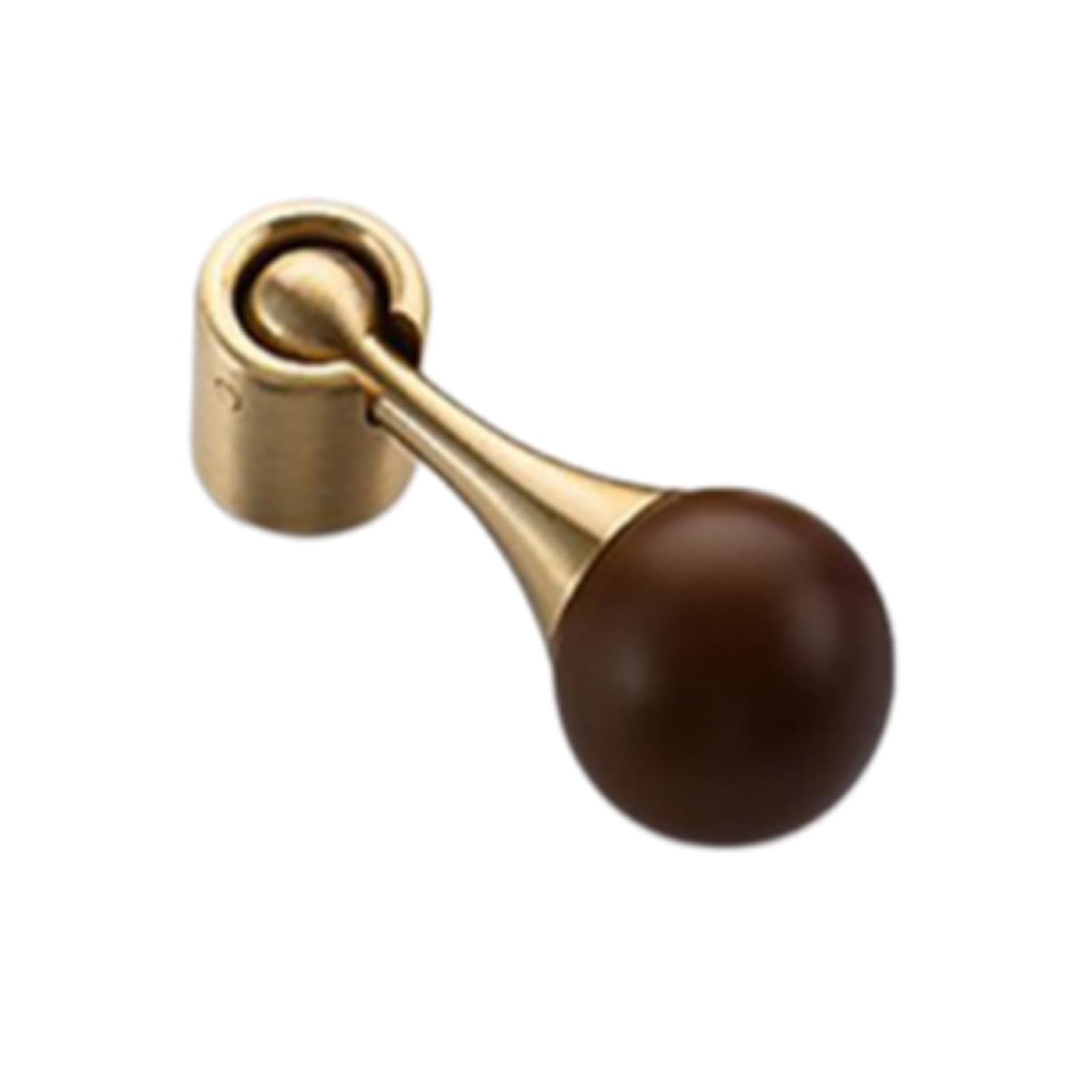 Dswzlqdxb 3 2 Pieces Cabinet Pulls Brass Door Handle Spherical Closet Handle Dressing Table Drawer Eyelet Gloves Cabinet Knobs Retro Door Levers Pendant (3)
