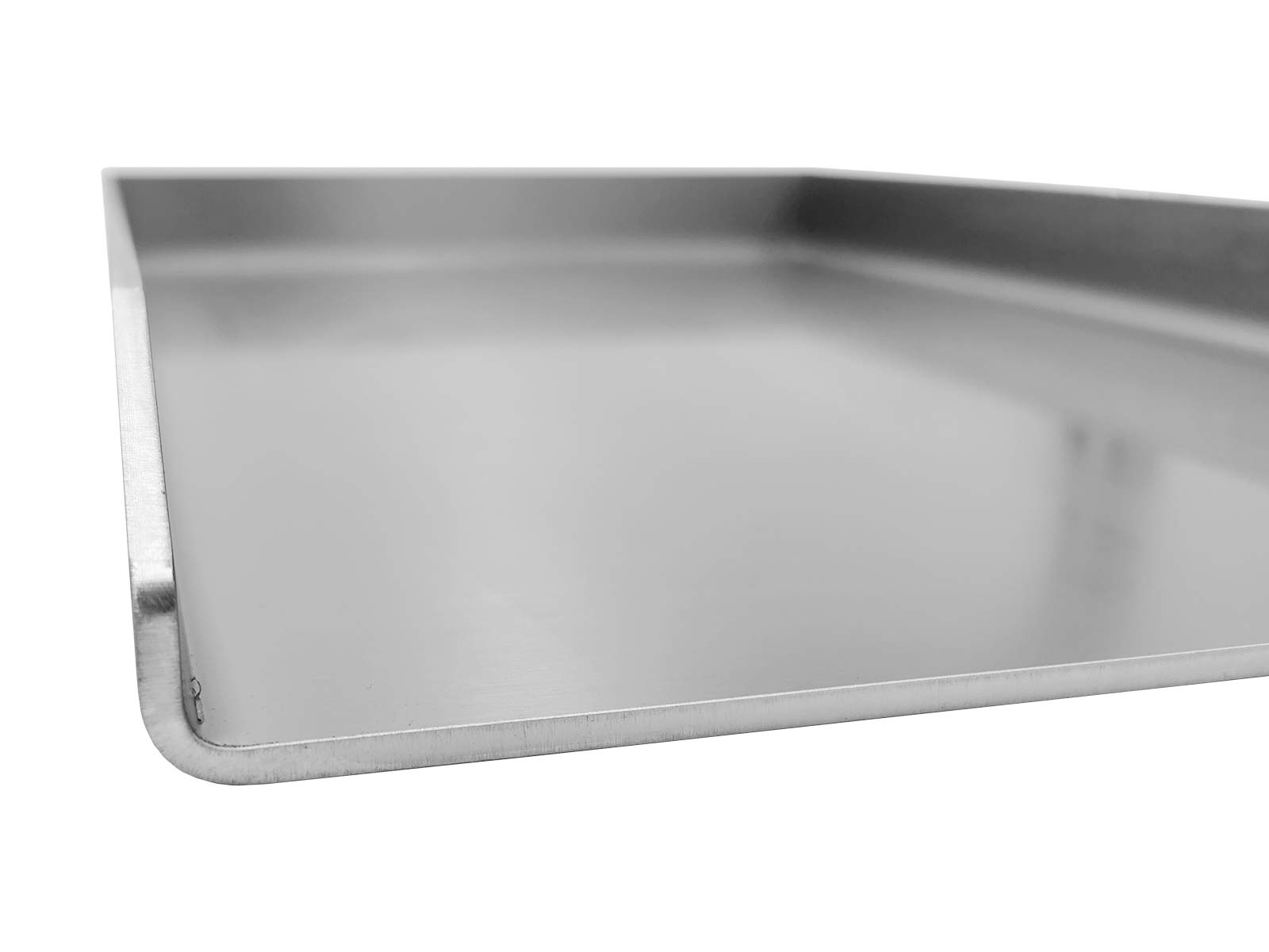 Kette´s Grillzubehör Stainless Steel Plancha/Grill Plate/Roasting Plate/Burger Plate (450 x 350mm) Compatible with Napoleon Gas Barbecues