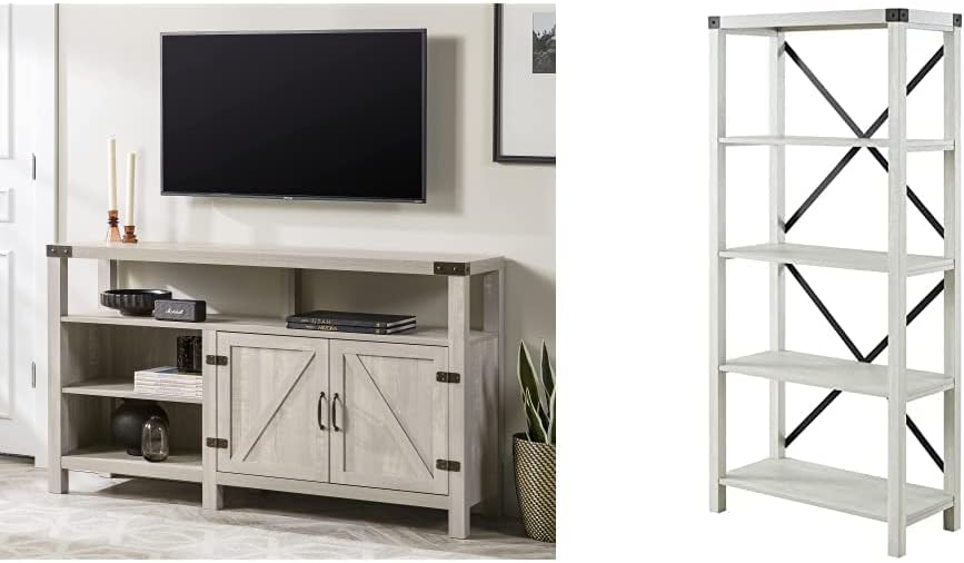 Walker Edison Modern Farmhouse Double Barn Door