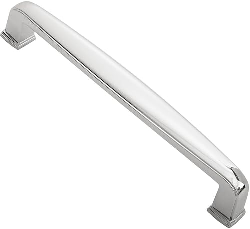 Miniatura 5 de Southern Hills SH0816-160-CHR-5 - Tiradores de cajones de cromo pulido, espacio entre tornillos de 6.25 pulgadas, paquete de 5, manijas de