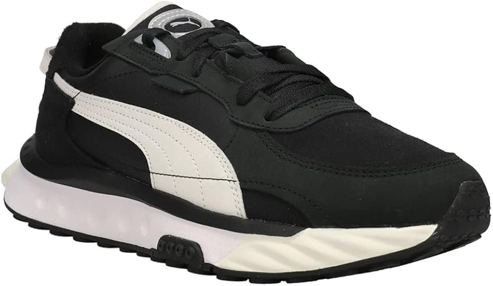 Amazon Com Puma Womens Wild Rider Prm Sneakers Shoes Casual Black Shoes