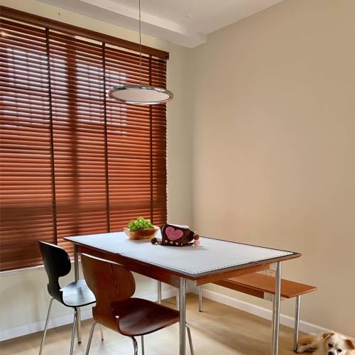 Cortinas de madera para privacidad en ventanas de salones y dormitorios elegantes 5