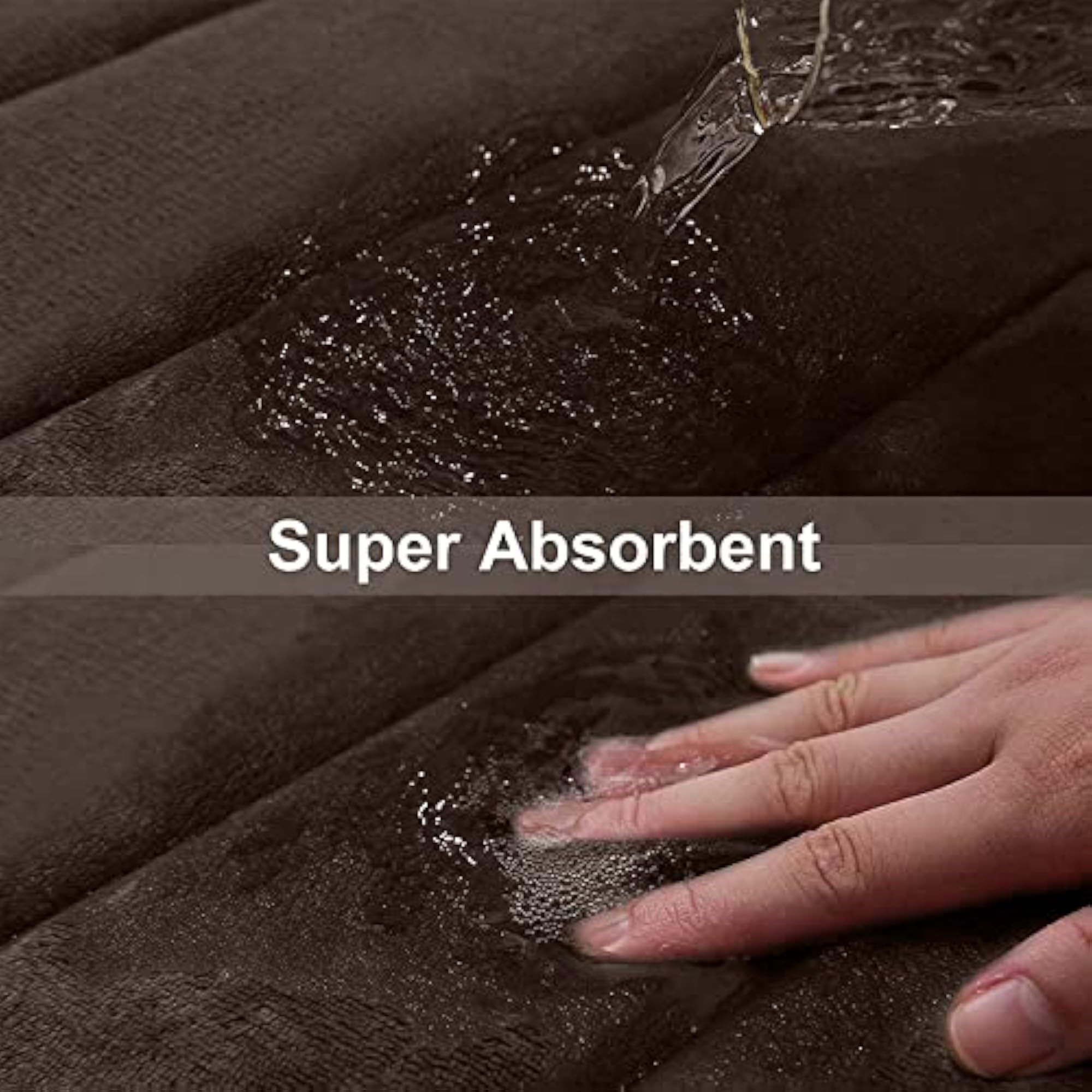 Memory Foam Soft Bath Mat Non Slip Absorbent Rug