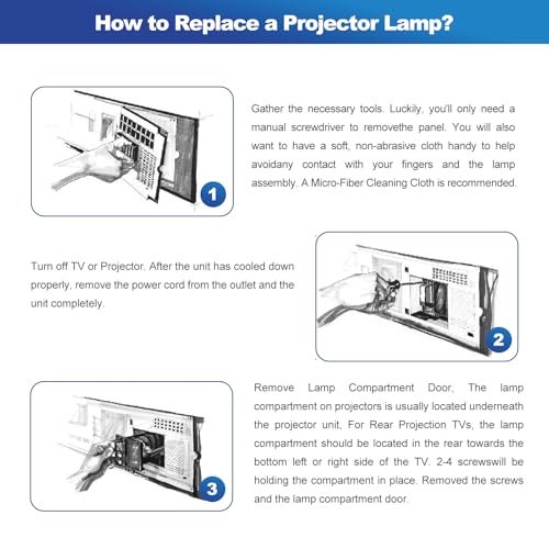 Lámpara de proyector reemplazo 230W para Eiki modelos LC miniatura 6