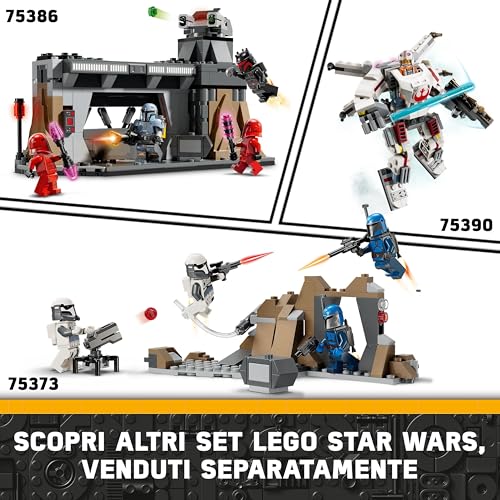 Star Wars Starfighter di Jedi Bob, Modellino di Astronave Giocattolo da Costruire con 2 Minifigure, Giochi Creativi per Bambini e Bambine da 8 Anni, Idea Regalo di Compleanno da Collezione 75388 - Lego - Immagine 7