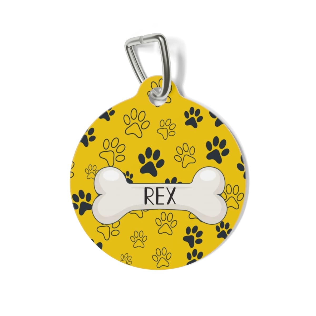 Gifts Bucket Dog Collar Locket/Pendant for Dogs & Puppy Pet Tags Name, 1 Count - Rex | Round Shape Dog Tags (B09MLVMHTJ) Amazon Price History, Amazon Price Tracker