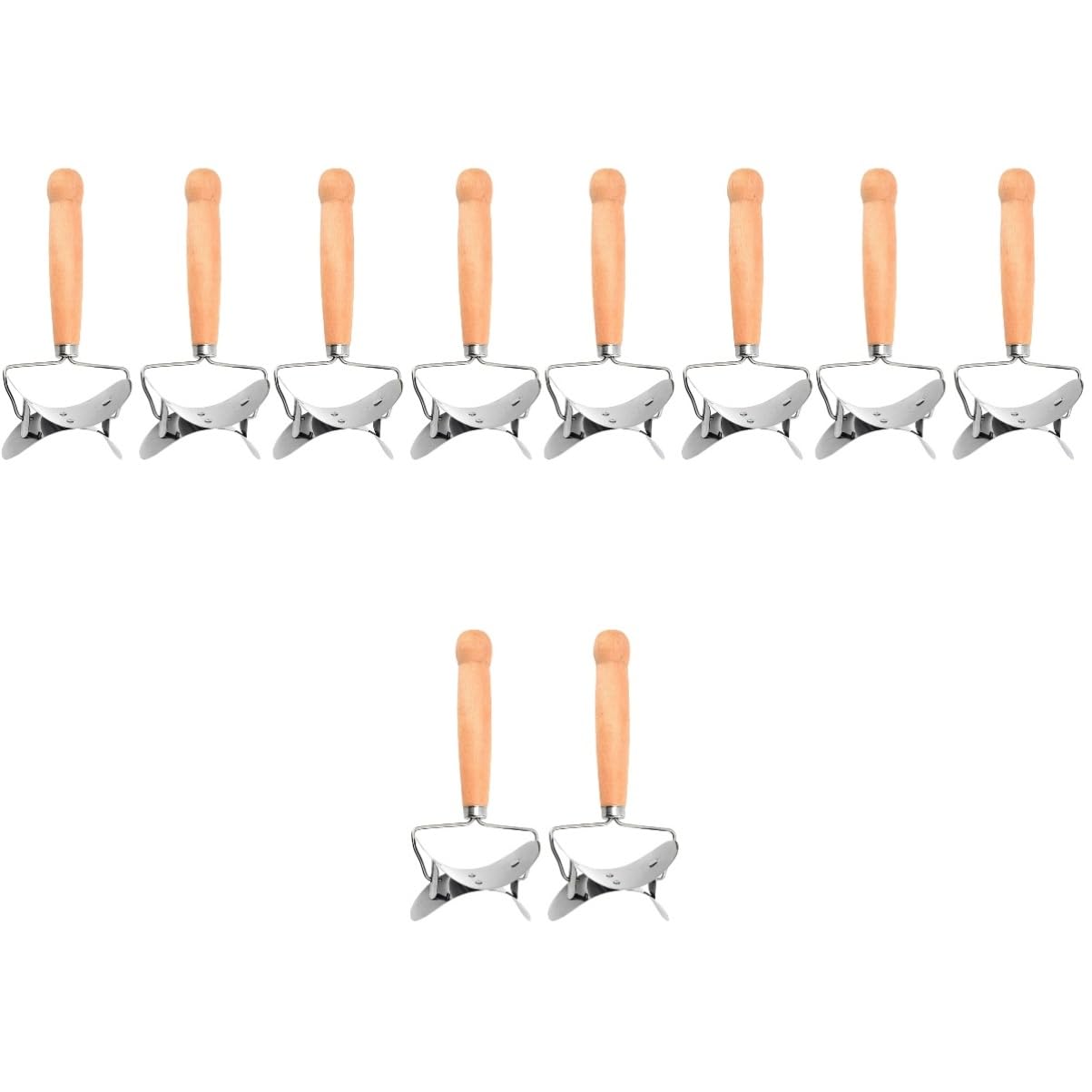 MAGICLULU 10pièces Outils De Découpe Acier Pour Peaux De Raviolis Avec Poignée Accessoire Pratique Pour Cuisine Et Restaurants