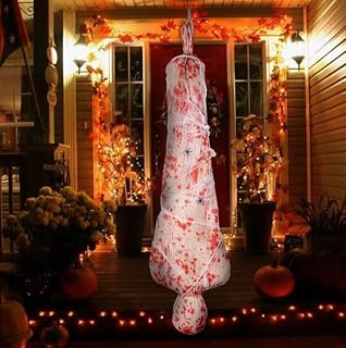 Decoración de Halloween, 200 g, color blanco, telarañas, decoración para exteriores, con 60 arañas negras de terror, accesorios de fiesta para casa embrujada, jardín, techo, casa embrujada y