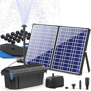 Biling Solar Teichpumpe mit Filter 30W