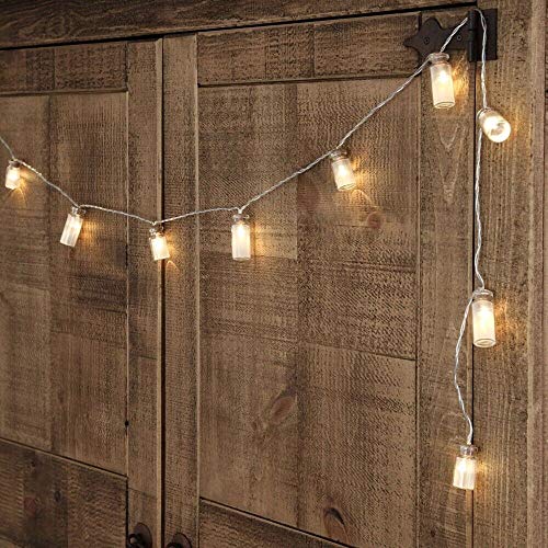 Dailyart Led String Light, Vintage Glass Jar Led String Lights Mason Jar Fairy Lights, Battery Operated, 7.2Ft #TOP2