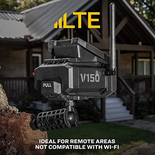 Vosker V150 Solar-Powered Lte Cellular Home Security Outdoor Camera | Motion Activated Sensor Nightvision Wireless Camera | Receive Photos On Your Mobile App (V150) #TOP3