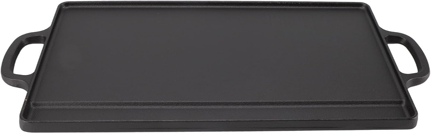 Iron Grill Griddle, Grill Plate Easy To Double Sided for Induction Cooker (L 47.24in Diameter)