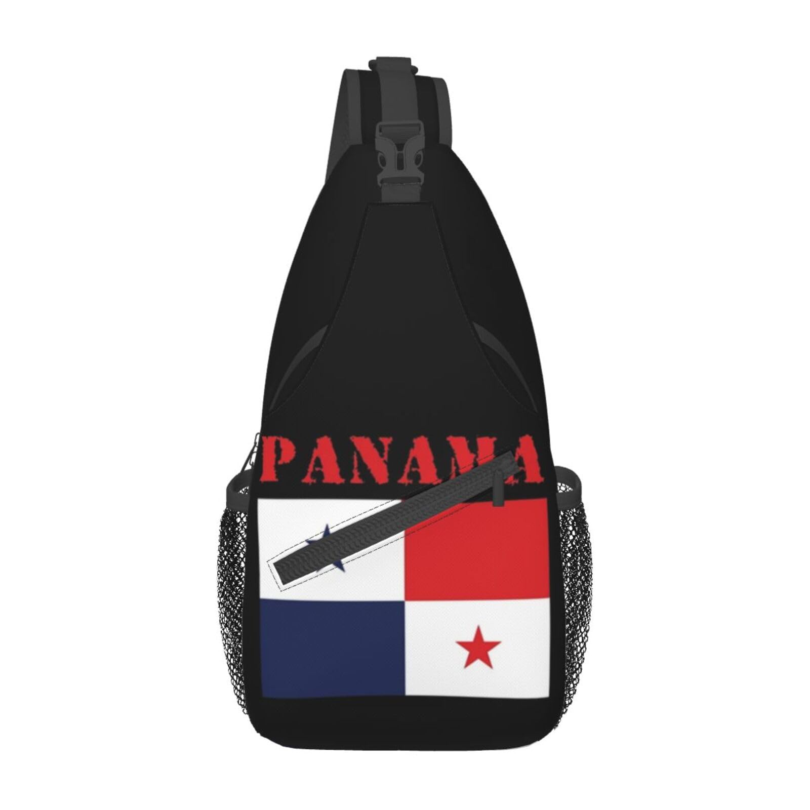 skdjowu Panama Flag Sling Bag Crossbody Backpack Panamanian Travel Hiking Daypack Shoulder Chest Bag for Women Men — image 1